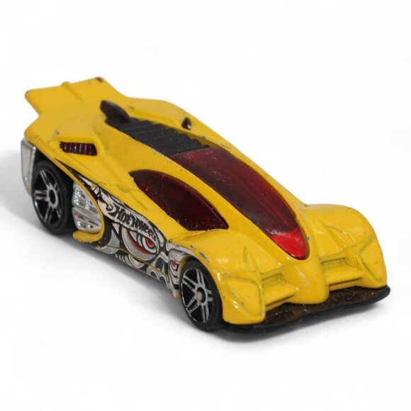 2004 Hot Wheels Ultra Rare Yellow Side Draft Cyborg Assault Exclusive Die-Cast T - Picture 7 of 8